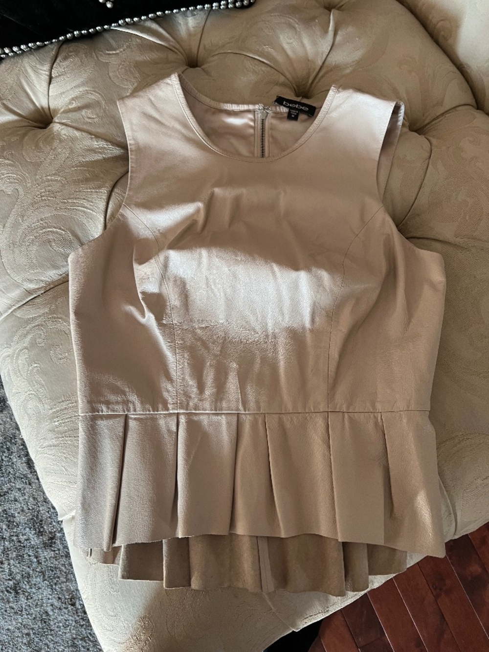 Bebe leather top - Picture 1 of 3